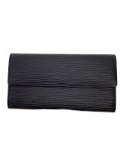 画像：ポルト・モネ・クレディ_エピ/レザー/BLK/メンズ