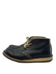画像：チャッカブーツ/39.5/BLK/レザー/D1351