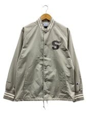 画像：STUSSY×Champion/コーチジャケット/S/ポリエステル/GRY/C8-K611