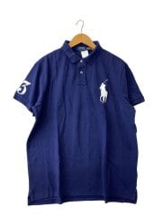 画像：ポロシャツ/ビッグポニー/XL/コットン/NVY/無地//