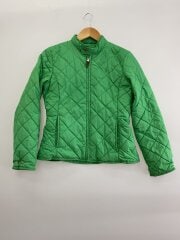 画像：キルティングジャケット/L/ナイロン/GRN