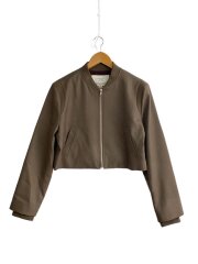 画像：RIB DOCKING SHORTJACKET/ジャケット/S/ポリエステル/CML/無地/0125206850