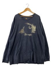 画像：長袖Tシャツ/SS/コットン/GRY//