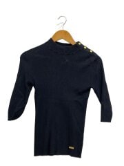 画像：ニット・セーター(薄手)/38/コットン/BLK/558N45-633-09