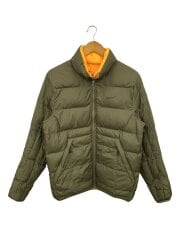 画像：ダウンジャケット/M/ポリエステル/KHK/無地/614689-325