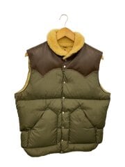 画像：ダウンベスト/42/レーヨン/GRN