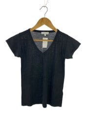 画像：半袖カットソー/XS/コットン/ブラック