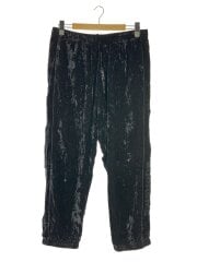 画像：23AW/Crushed Velvet Track pant/トラックパンツ/L/レーヨン/BLK
