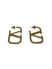 画像：Vロゴ/ピアス/ゴールド/レディース