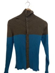 画像：カーディガン(薄手)/38/ウール/ブルー/1535212003