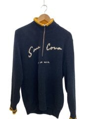 画像：ニット・セーター(厚手)/LL/ポリエステル/ブラック/無地/77812050