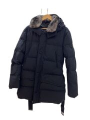 画像：ダウンジャケット/M/ナイロン/ブラック/無地