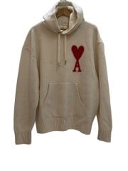 画像：パーカー/--/ウール/ホワイト/無地/UKS802.018