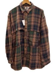 画像：ネルシャツ/XL/コットン/マルチカラー/チェック/36-11-0587-065