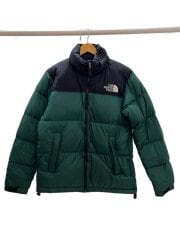 画像：NUPTSE JACKET_ヌプシジャケット/L/ナイロン/グリーン/無地