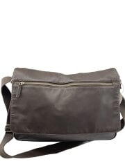 画像：ショルダーバッグ/レザー/BRW/状態悪