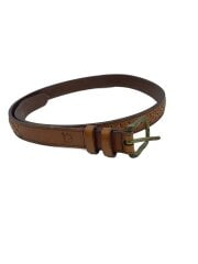 画像：ベルト/レザー/BRW/無地/メンズ