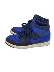 画像：AIR JORDAN 1 MID/エアジョーダンミッド/ブルー/554724-412/26.5cm/BLU