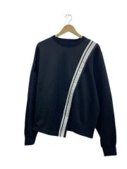 画像：アシンメトリースウェットトレーナー/スウェット/2/ポリエステル/BLK/無地/IA-SW-03