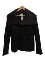 画像：レザージャケット・ブルゾン/L/山羊革/BLK/634G1703