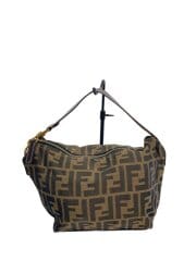 画像：ハンドバッグ/キャンバス/ブラウン/ズッカ柄/レザーハンドル/2220-26597-98