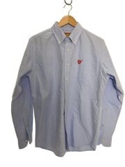 画像：OXFORD BD L/S SHIRT/長袖シャツ/S/コットン/ブルー/HM31SH029//