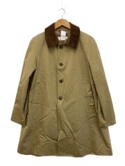 画像：ステンカラーコート/44/コットン/ベージュ/襟コーデュロイ/DT66-17A001//