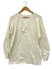画像：HENLEY NECK LONG SLEEVE/長袖Tシャツ/44/コットン/WHT