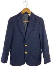 画像：紺ブレ/金ボタン/テーラードジャケット/L/ウール/NVY