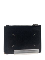 画像：2つ折り財布/レザー/BLK/メンズ/SA1UI0018//