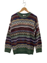 画像：florencetricot/ニット・セーター(厚手)/M/アクリル/GRN/総柄/3Dニット