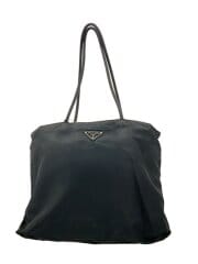 画像：トートバッグ/ナイロン/BLK/B4681