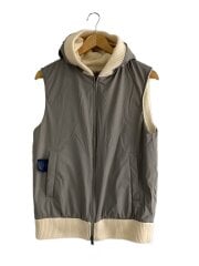 画像：リバーシブルベスト/46/ナイロン×ウール/WHT/MC00007UR 70083 WH 1010