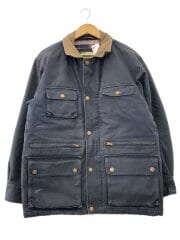 画像：ブルゾン/M/コットン/BLK/無地