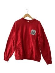 画像：スウェット/L/コットン/RED