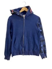 画像：ジップパーカー/M/コットン/BLU/001ZPD201005X/状態考慮/シャークパーカー