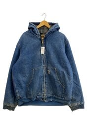 画像：ブルゾン/XL/コットン/IDG/無地/j139dst