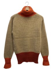 画像：GEORGE LOWE ROLL NECK/ニット・セーター(厚手)/44/ウール/BEG/8011140005