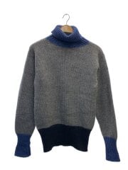 画像：GEORGE LOWE ROLL NECK/ニット・セーター(厚手)/46/ウール/GRY/8011140005