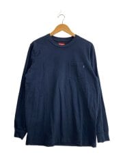 画像：17FW L/S Pocket Tee/L/Navy/着用感有//