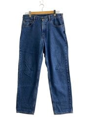画像：RELAXED-FIT TAPERED-LEG DENIM PANTS/34/インディゴ/(B17 DST)//