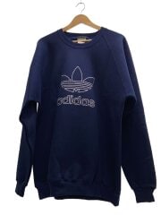 画像：90s Embroidered Trefoil Logo Crew Swecatshirt/L/ネイビー//