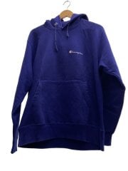 画像：90-00s プルオーバーフーディー USA製/L/ブルー//