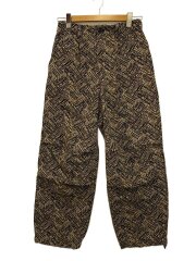 画像：総柄ジャガードパラシュートパンツ/S/ポリエステル/BEG/LUZ2041202A0003