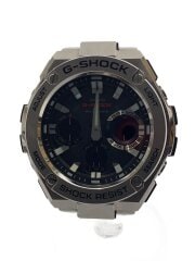 画像：ソーラー腕時計・G-SHOCK/デジアナ/SLV