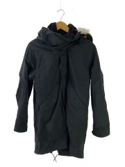 画像：m-65ファー、ライナーフルセットモッズコート/XS/コットン/NVY/無地