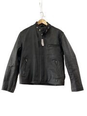 画像：レザージャケット・ブルゾン/L/レザー/BLK