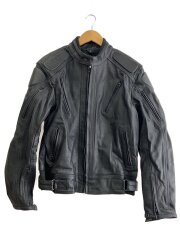 画像：GENUINE Leather/レザージャケット・ブルゾン/M/レザー/BLK