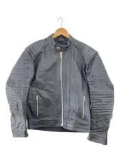 画像：GENUINE Leather/レザージャケット・ブルゾン/M/レザー/BLK