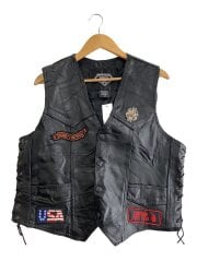 画像：Diamond Plate/レザージャケット・ブルゾン/ベスト/M/レザー/BLK